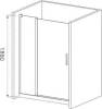 Душевая дверь в нишу Good Door Pandora WTW-130-C-CH фото 7