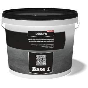 Декоративный грунт Derufa Base 1 под декоративные покрытия 9 л