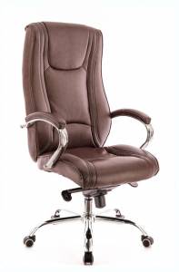 Кресло для руководителя Everprof King EC-370 Leather Brown Коричневый