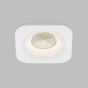 Встраиваемый точечный светодиодный светильник Elektrostandard Tetro 15276/LED 10W 3000K белый IP44