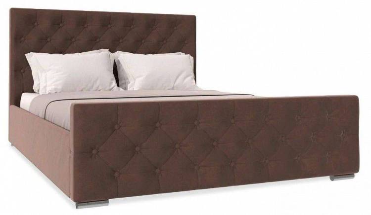 Кровать 1400х2000 НК-Мебель Интеро 72306767 Коричневый 110x149.4x220.5