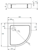 Поддон для душа Radaway Doros A Compact 80x80 фото 3