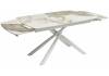 Стол Woodville Rivoli 493167 gloss luxury pandora sintered stone, white 140(200)x90x76 фото 8