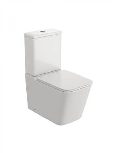 Унитаз-компакт Watersense Eva W00748 безободковый, сиденье микролифт