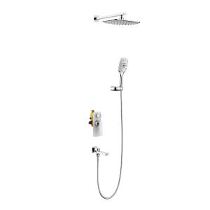Душевая система Timo Helmi SX-4099/00-16SM хром, белый глянцевый