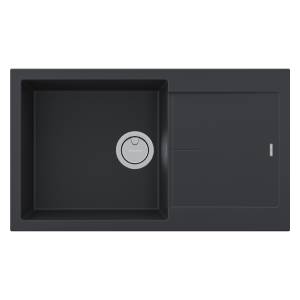 Мойка кухонная Paulmark Extensio 86 PM988650-AN Антрацит, 86x50