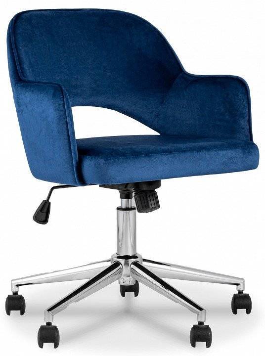 Кресло компьютерное Stool Group Кларк SGR_CLARKSON_BLUE_CHROME