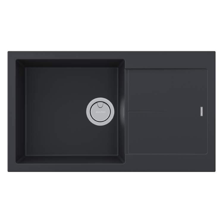 Мойка кухонная Paulmark Extensio 86 PM988650-AN Антрацит, 86x50