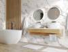 Керамогранит Global Tile Calacatta Imperial GT40806103MR Белый 40x80 фото 21