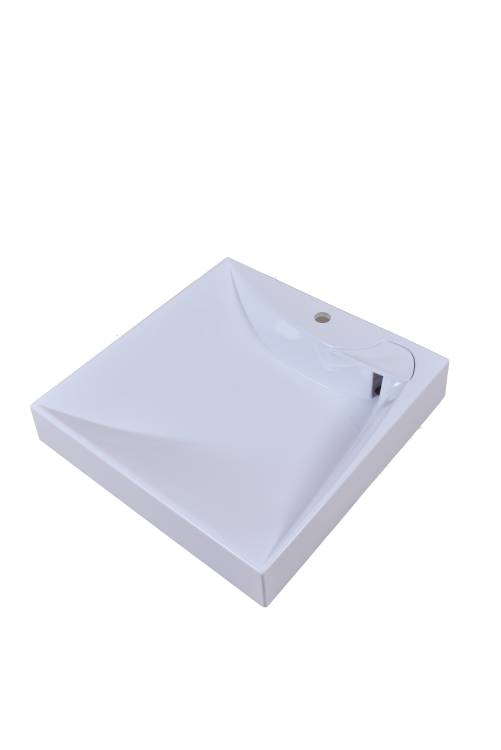 Раковина Stella Polar Турин SP-00000508 на стиральную машину, белая, 60x60