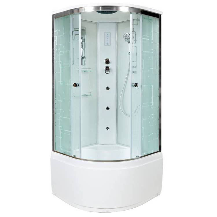 Душевая кабина AvaCan EM4590GM+EL с гидромассажем и электрикой, 90x90x220