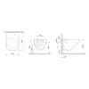 Унитаз подвесной AM.PM Inspire V2.0 C50A1700MWSC FlashClean с сиденьем микролифт, белый матовый фото 7