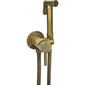 Гигиенический душ Giulini Futuro FSH25BR бронзовый, со смесителем, с внутренней частью