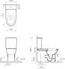 Унитаз-компакт VitrA Conforma 9832B003-7204 для людей с ограниченными возможностями фото 2