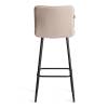 Стул барный Tetchair Bari 24907 бежевый, велюр фото 4