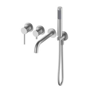 Смеситель для ванны Oliveeka Y OL-889017-BN встраиваемый, с внутренней частью, никель матовый