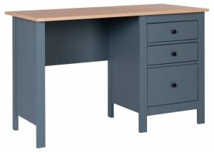 Стол письменный Гуд Лакк Сага 2.08.06.160.16 темно-бирюзовый/ясень