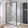 Душевая стойка Paini Cox 78PZ689THTT с термостатом, черный матовый фото 3