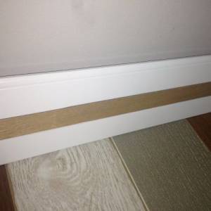 Плинтус Tarkett Плинтус МДФ белый Modular 2200x120x16