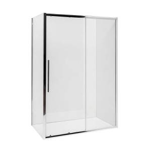 Душевой уголок AvaCan FC-120-SC80 профиль хром, стекло прозрачное, 140x80x195