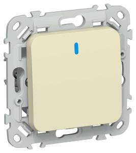 Выключатель 1-клавишный IEK Flite FI-V10-1-10-1-K87 навахо