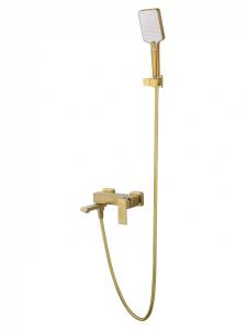 Смеситель для ванны Wonzon & Woghand WW-88639016-BG с душем, брашированное золото