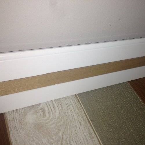 Плинтус Tarkett Плинтус МДФ белый Modular 2200x120x16