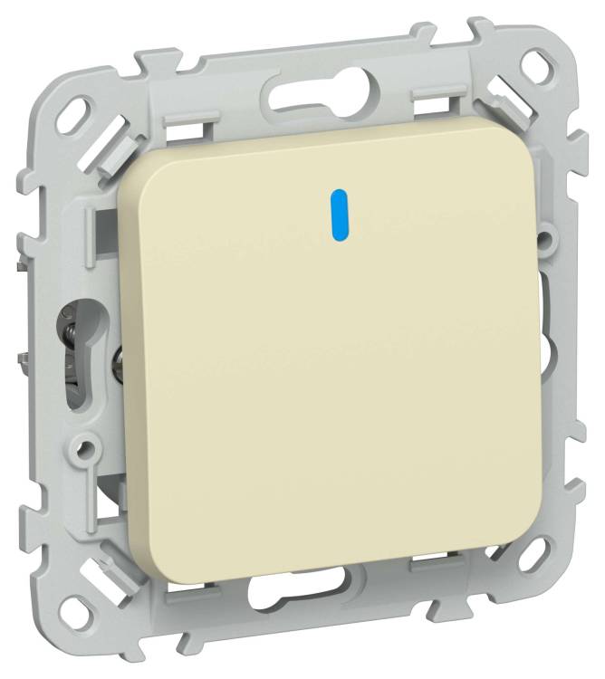 Выключатель 1-клавишный IEK Flite FI-V10-1-10-1-K87 навахо