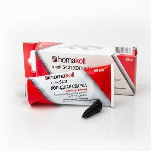 Холодная сварка для стыков ПВХ-линолеума Homakoll S401 (60 мл)