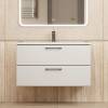 Тумба с раковиной Uperwood Foster New подвесная, белая, 90 см