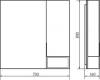 Зеркало Comforty Франкфурт 75, дуб шоколадно-коричневый фото 5