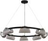 Большая подвесная светодиодная люстра Kink Light Каспи 08447-8A,19(16)