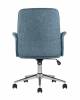Кресло компьютерное Stool Group Simona THOMASINA TWEED BLUE голубой фото 4