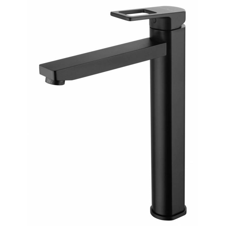 Смеситель для раковины Wonzon & Woghand WW-88239010-MB высокий, черный матовый