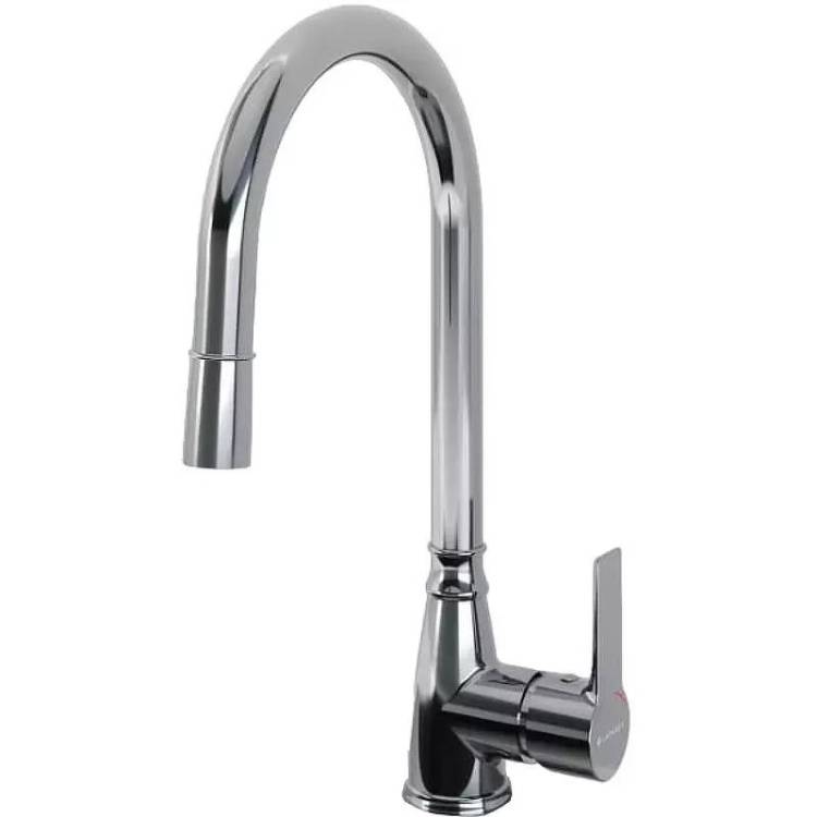 Смеситель для кухни Laparet Alamera N2040902LPT с выдвижным изливом, хром