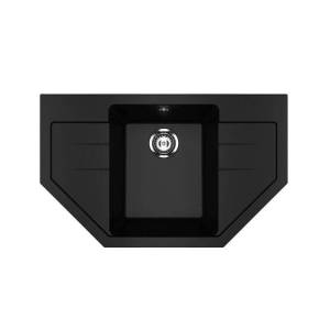 Мойка кухонная Ulgran Classic U-609-344 ультра-черный