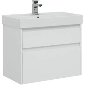 Тумба с раковиной Aquanet Nova Lite 75 2 ящика