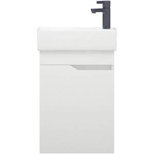 Тумба с раковиной Corozo Теона 45 подвесная, белый