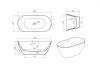 Акриловая ванна Royal Bath Pafos RB611700BL белая, 150x73 фото 3