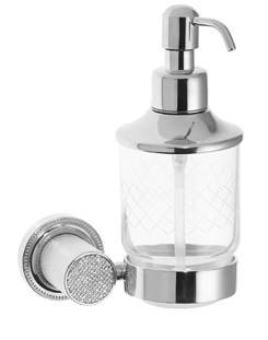 Дозатор Boheme Royal Cristal 10932-CR-B настенный Black Хром
