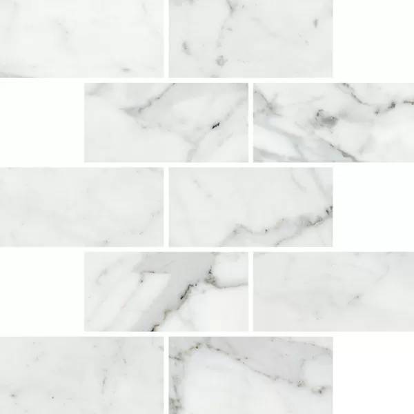 Мозаика Kerranova Marble Trend K-1000/MR/m13/30.7x30.7 Carrara 30.7x30.7