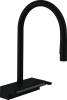 Смеситель для кухни Hansgrohe Aquno Select M81 73831670 черный