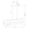 Подвесная люстра TK Lighting 4828 Marlon фото 2