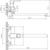 Смеситель для ванны с душем Haiba HB22176 фото 2