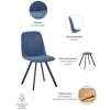Стул Bradex Home Tom FR 0314, морской синий фото 6