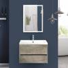Мебель для ванной Art&Max Family 75, подвесная, Cemento Veneto
