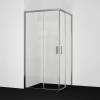 Душевой уголок Wasserkraft Tauber 64S03 профиль никель, стекло прозрачное, 90x90x200