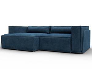 Диван угловой Лига Диванов Лига-061 131147L Синий