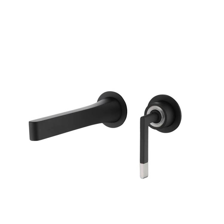 Смеситель для раковины Boheme Duo 165-B 2-х позиционный, Black