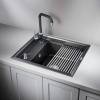 Мойка кухонная Granula Kitchen Space KS-6004 шварц фото 3